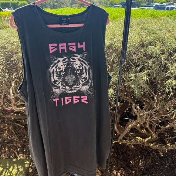 CCX City Chic Summer Tank style dress with pockets Easy Tiger Women's Plus 22 - Picture 2 of 10